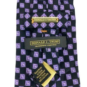 Signature Collection Purple and Black Tie